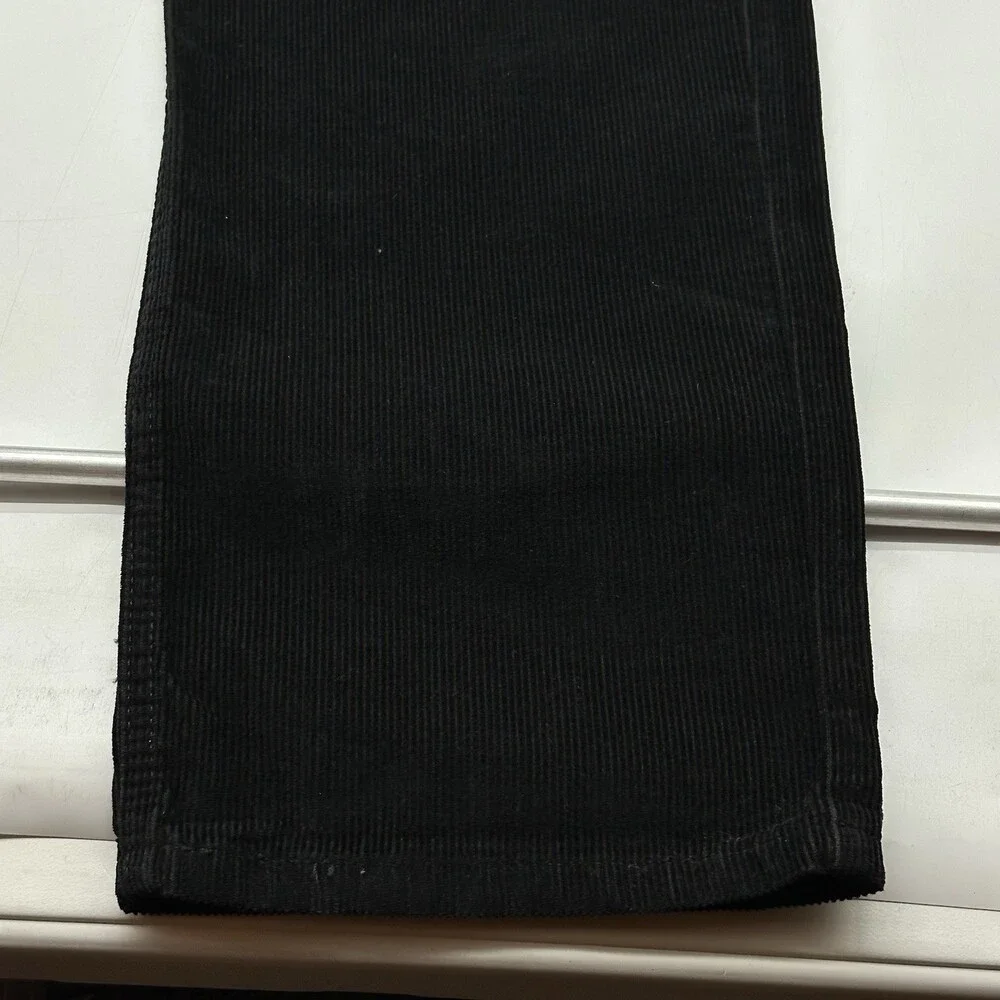 Levi's 565 Loose Straight Men's Size 32x34 Black 100% Cotton Corduroy Jeans NWT